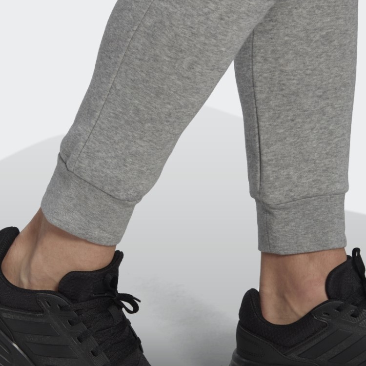 Calça Cônica Regular Adidas Essentials Cinza Médio