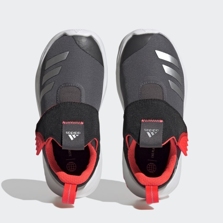 Suru365 Sapato Sem Cadarço Adidas Cinza