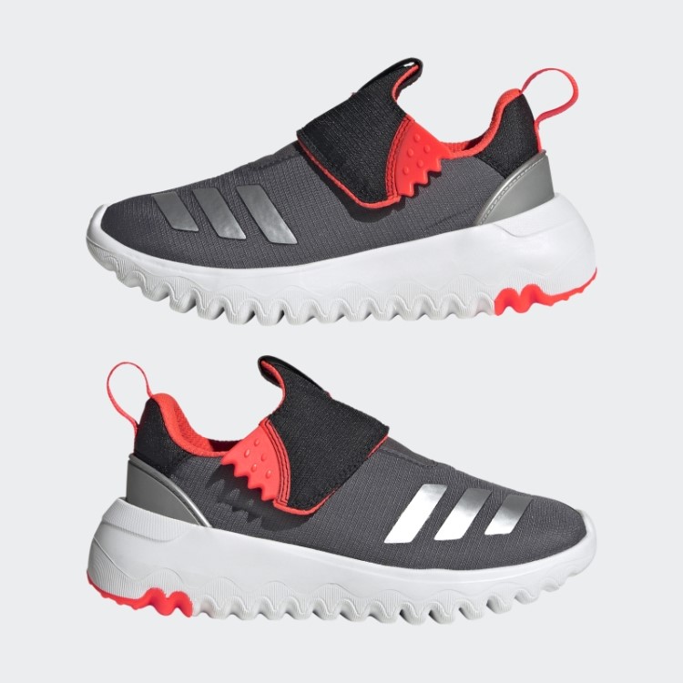 Suru365 Sapato Sem Cadarço Adidas Cinza