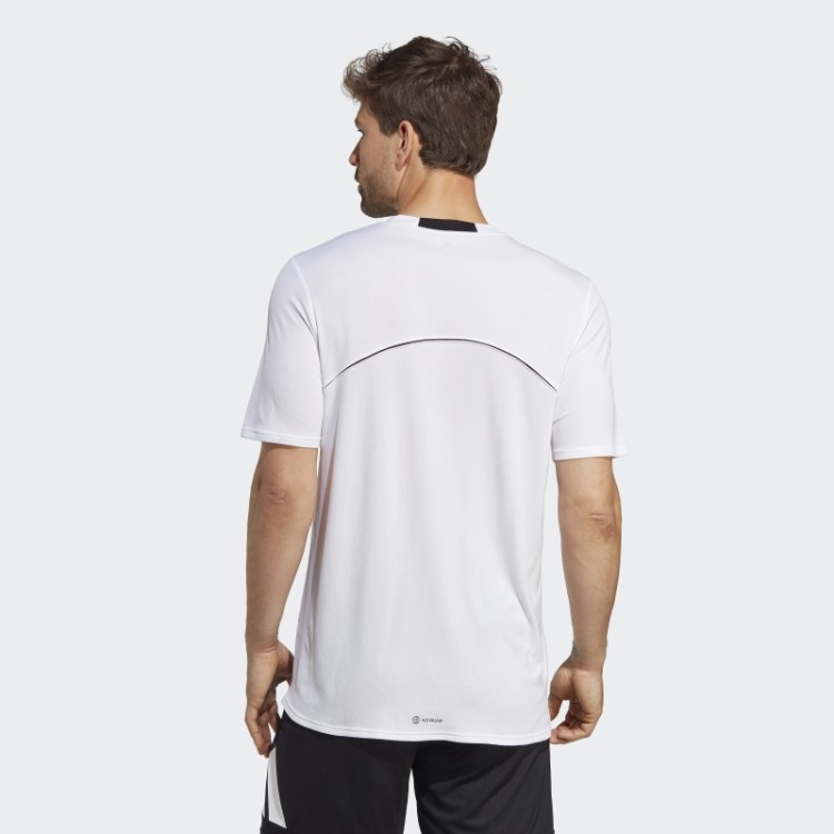 Camiseta De Treino Branca Adidas Designed For Motion Hiit