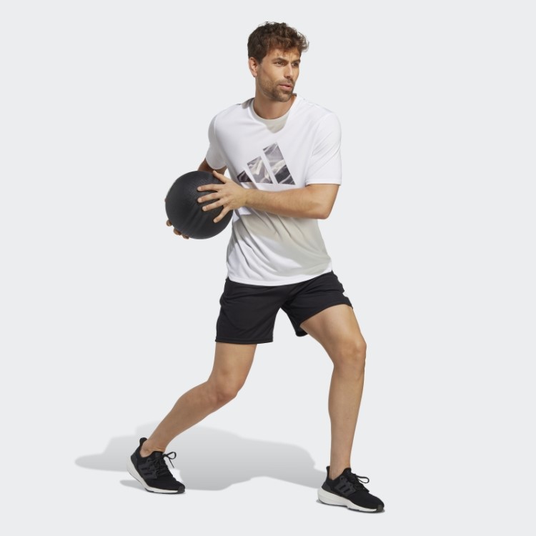 Camiseta De Treino Branca Adidas Designed For Motion Hiit