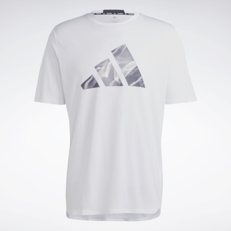 Camiseta De Treino Branca Adidas Designed For Motion Hiit
