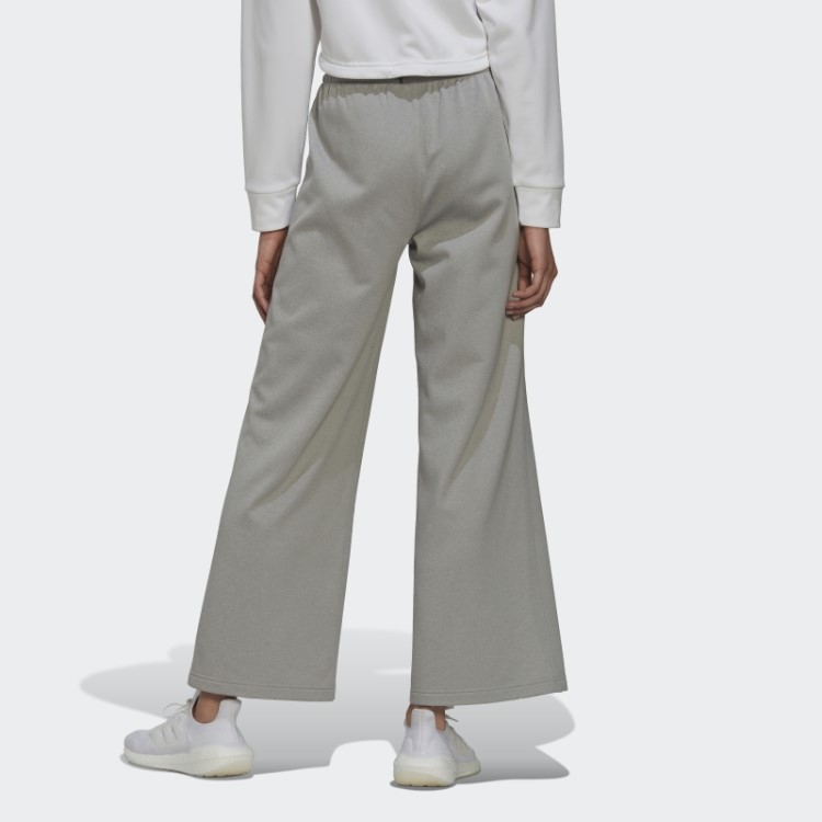 Calça Cintura Alta Aeroready Cinza Médio Adidas