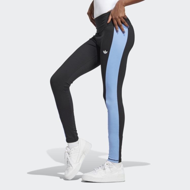 Leggings Com Painel Lateral Adidas Preto