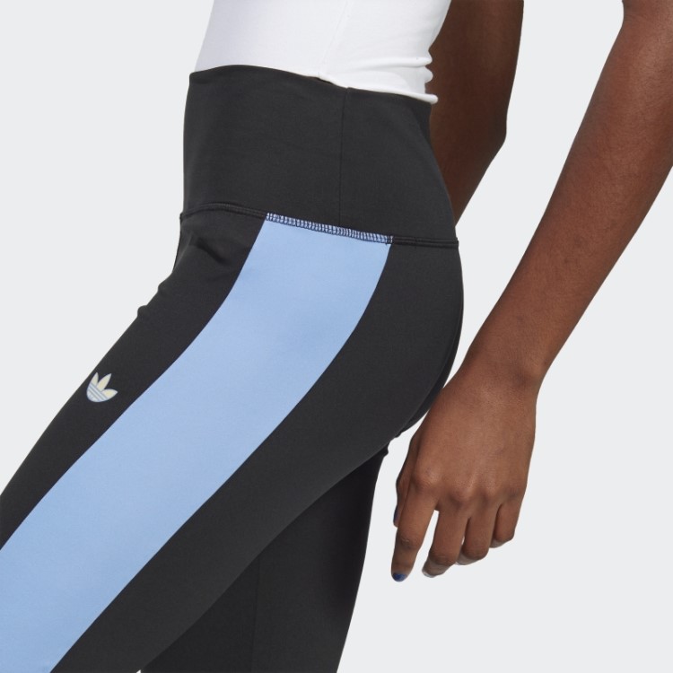 Leggings Com Painel Lateral Adidas Preto