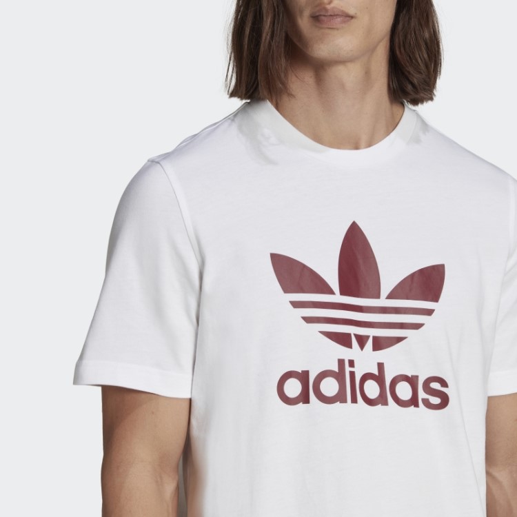 Camiseta Adidas Adicolor Classics Trefoil Vermelha