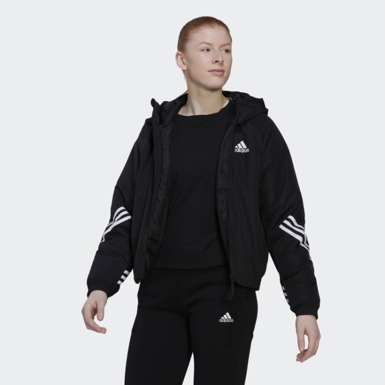 Jaqueta Preta Adidas Back To Sport Com Capuz