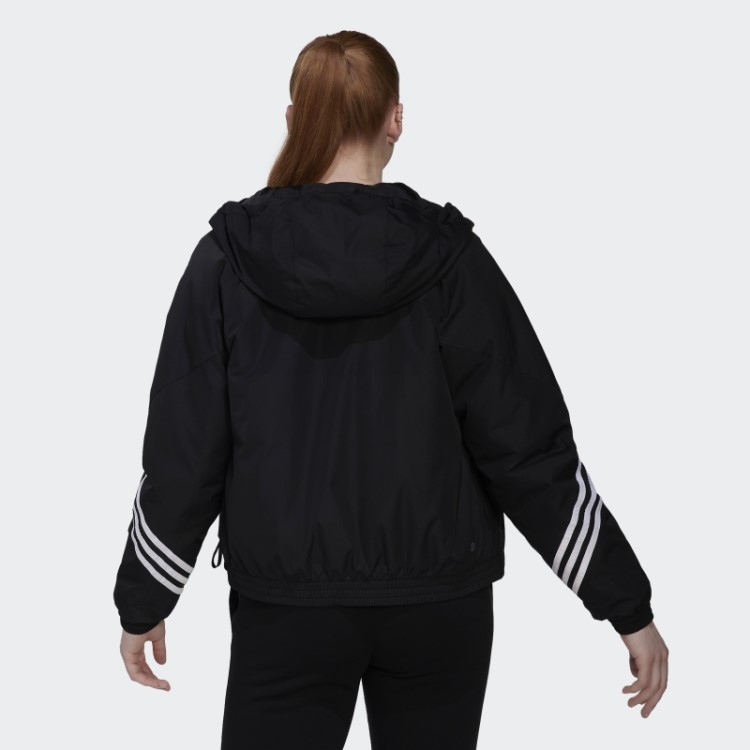 Jaqueta Preta Adidas Back To Sport Com Capuz