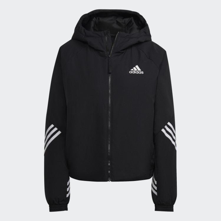 Jaqueta Preta Adidas Back To Sport Com Capuz