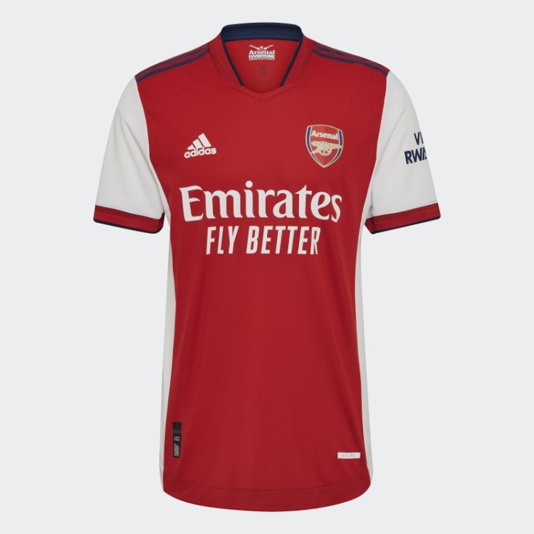 Arsenal Branco 21/22 Home Autêntico Jersey Adidas