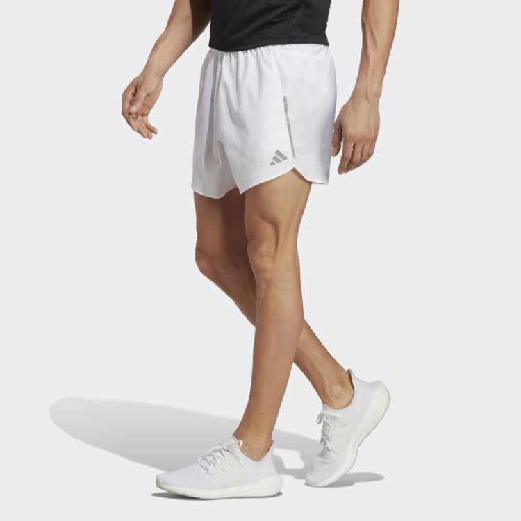 Bermuda Projetada Branca Para Corrida Adidas
