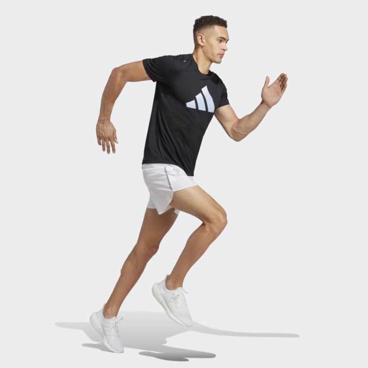 Bermuda Projetada Branca Para Corrida Adidas
