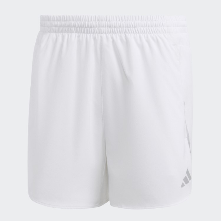 Bermuda Projetada Branca Para Corrida Adidas
