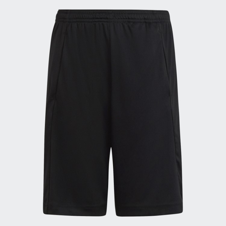 Short Preto Adidas Train Essentials Aeroready Logo Regular