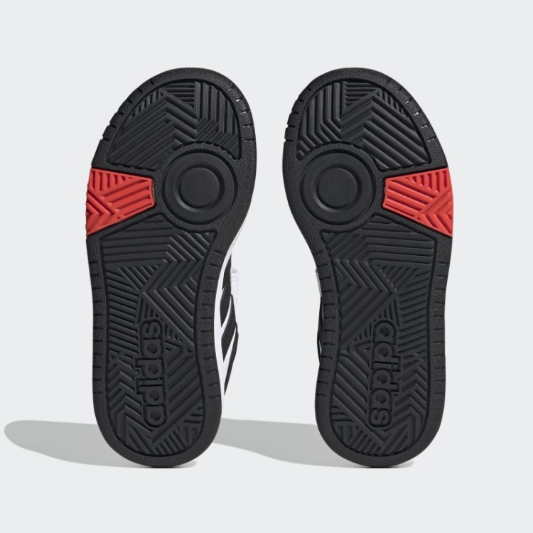 Aros Brancos Estilo De Vida Tênis De Basquete Com Velcro Adidas
