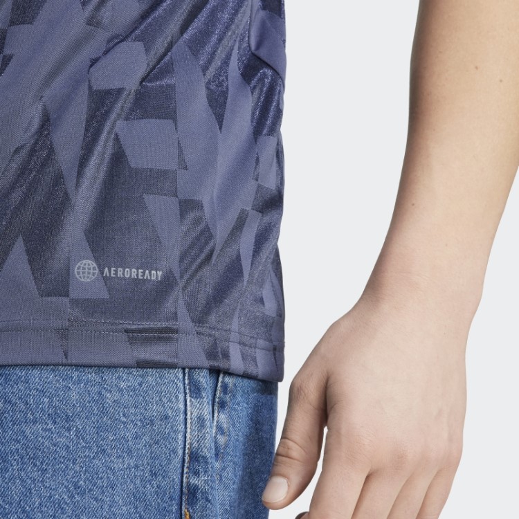 Camisa Sem Manga Adidas Navy Tiro