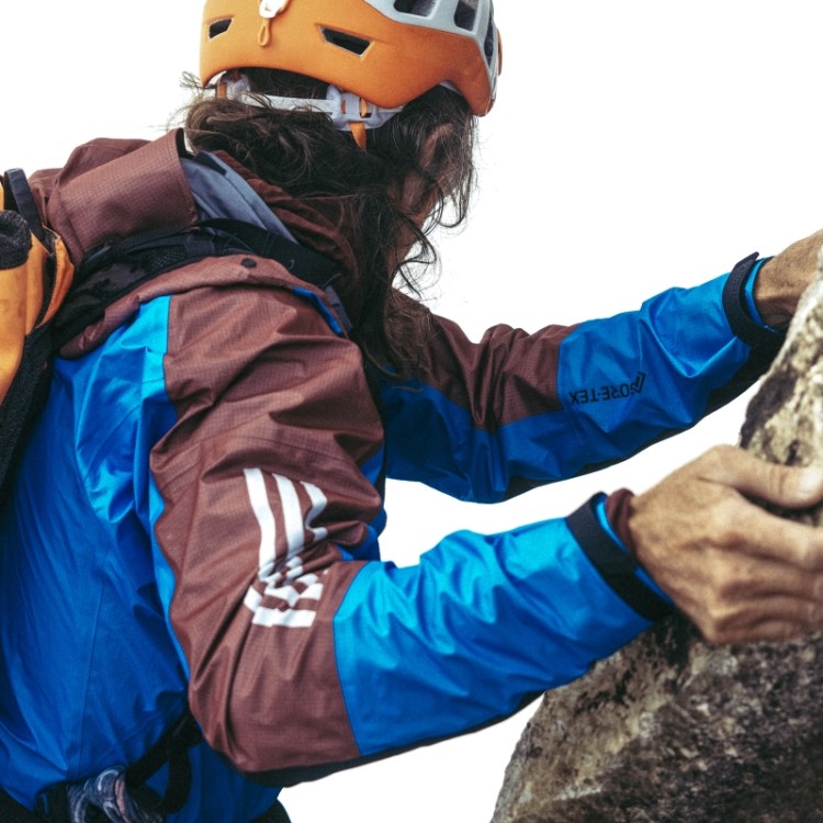 Jaqueta Adidas Shock Blue Techrock Light Gore-tex