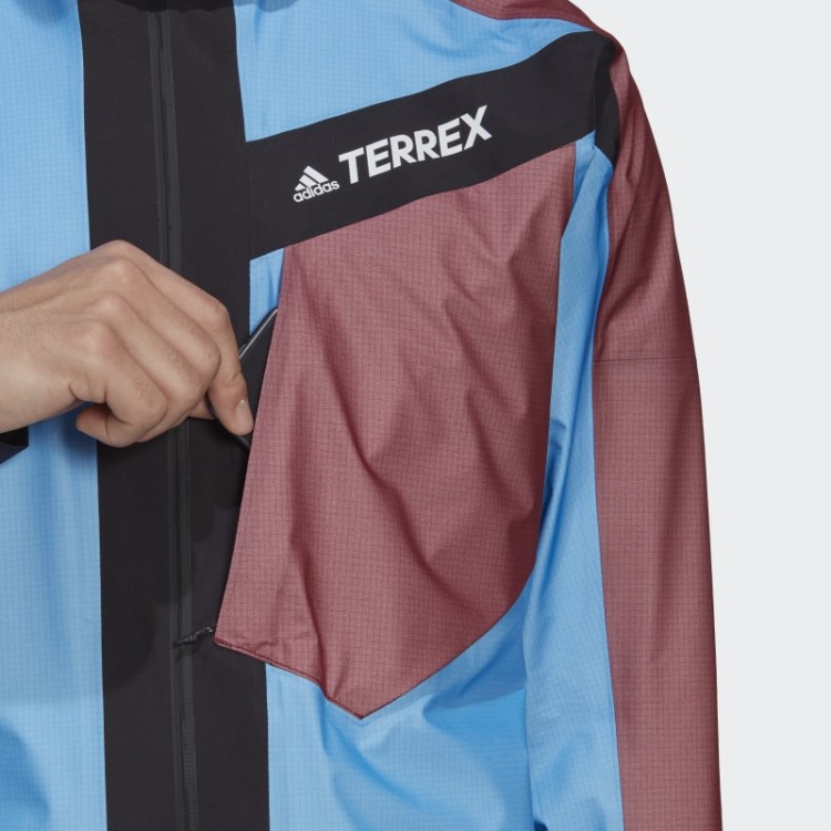 Jaqueta Adidas Shock Blue Techrock Light Gore-tex