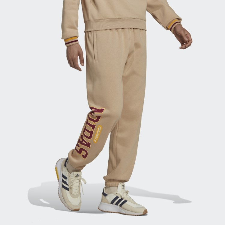 Calça De Moletom Bege Adidas