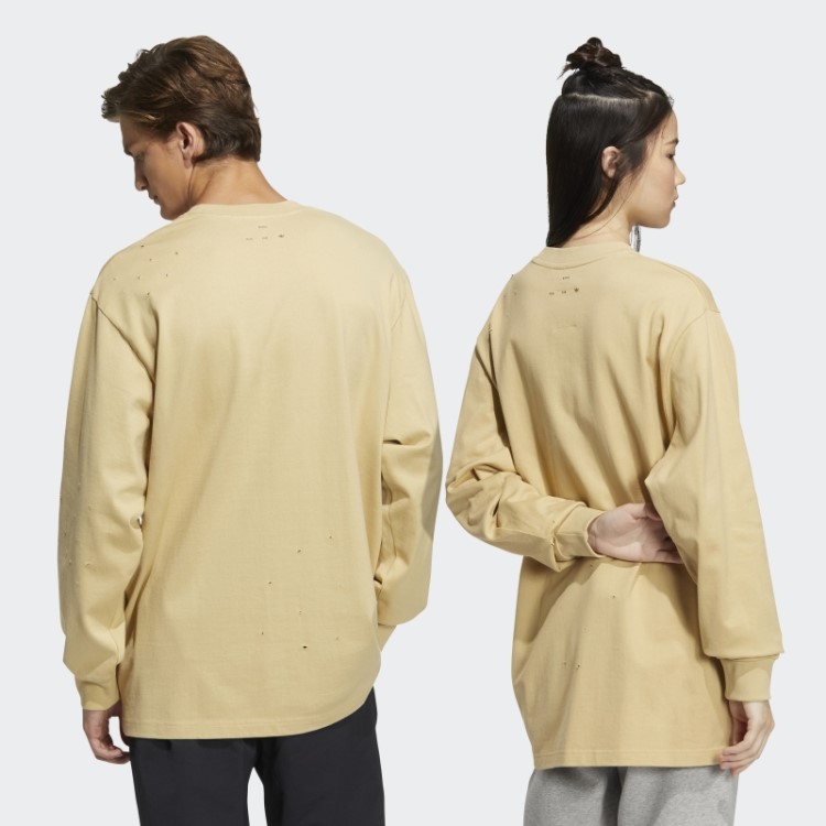 Hazy Bege Song For The Mute Camiseta Manga Longa Adidas