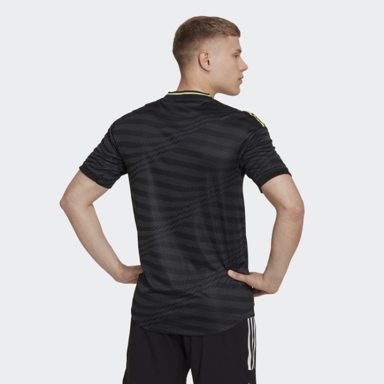 Real Madrid 22/23 Terceira Camisa Autêntica Adidas Preta