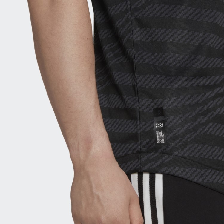 Real Madrid 22/23 Terceira Camisa Autêntica Adidas Preta