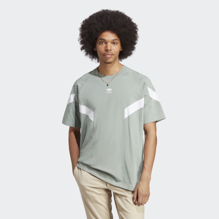 Verde Prateado Adidas Rekive Tee Fashion
