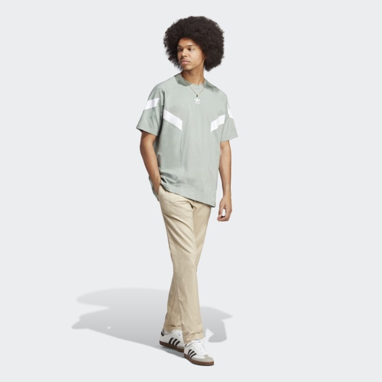 Verde Prateado Adidas Rekive Tee Fashion