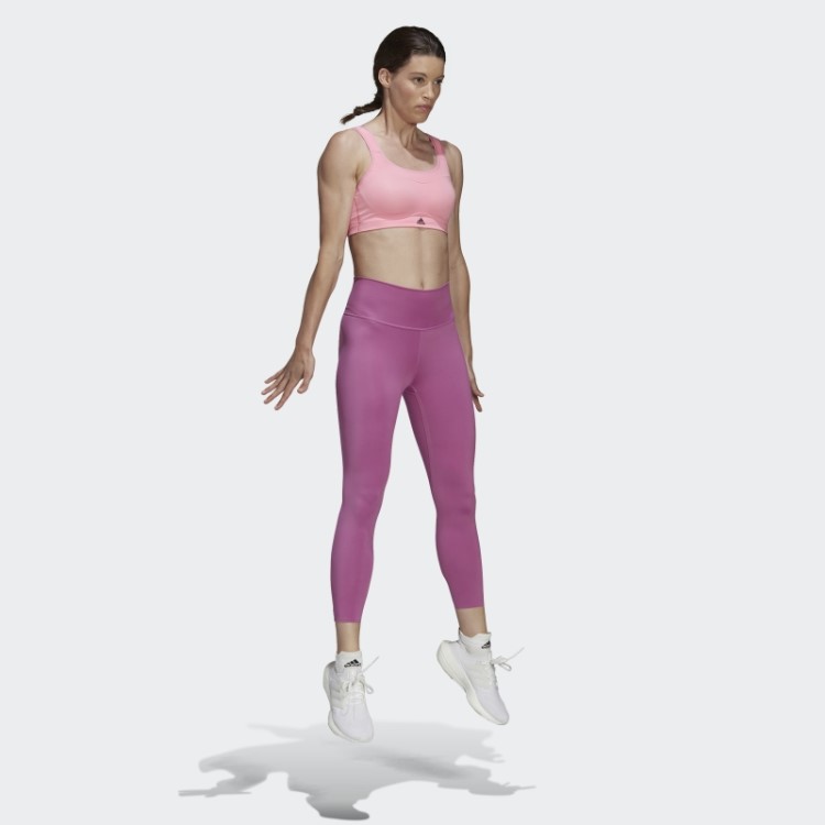 Legging Lilac Optime Training Luxe 7/8 Adidas