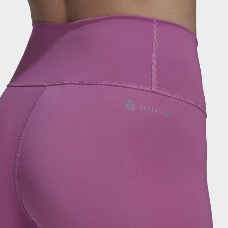 Legging Lilás Optime Training Luxe 7/8 Adidas