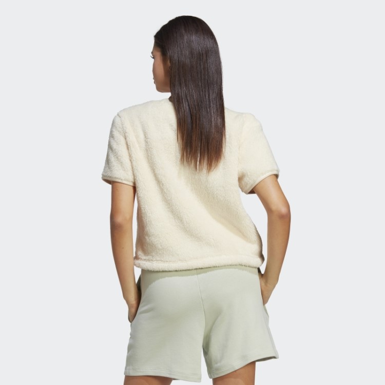 Adidas White Essentials+ Camiseta Fofa
