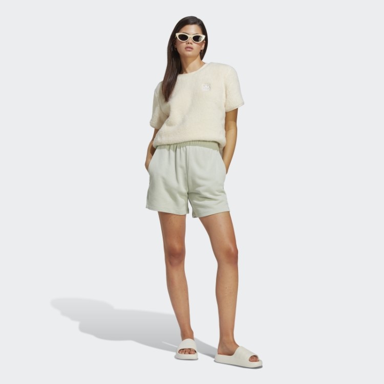 Adidas White Essentials+ Camiseta Fofa