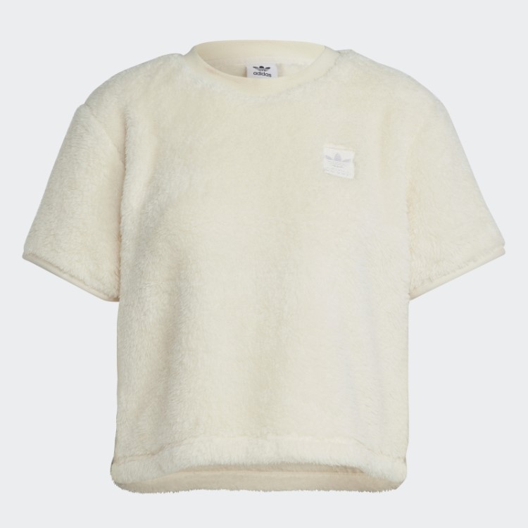 Adidas White Essentials+ Camiseta Fofa