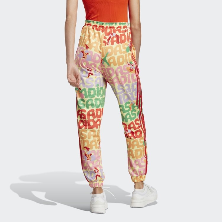 Calça Esportiva Adidas X Farm Rio Moda Pérola Citrino