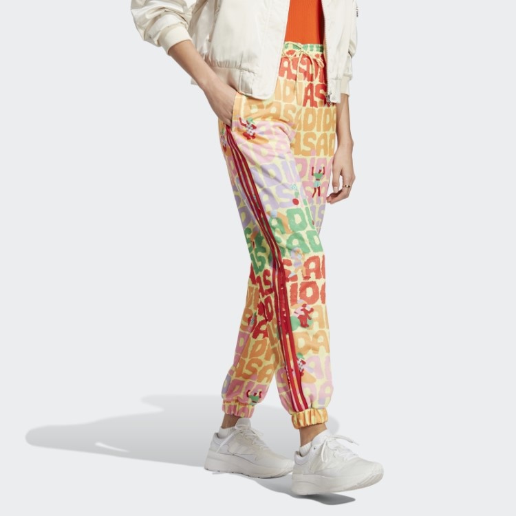 Calça Esportiva Adidas X Farm Rio Moda Pérola Citrino