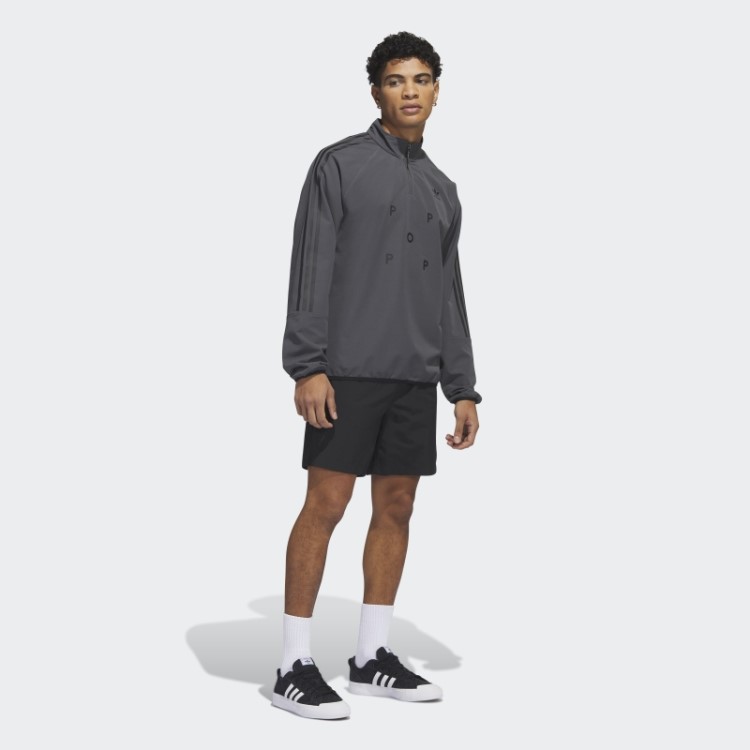Camisa De Manga Longa Adidas Cinza Pop Térmica