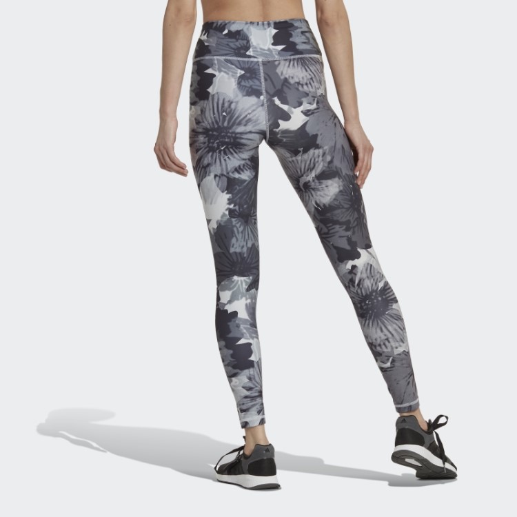 Legging Cintura Alta Estampada Cinza Training Essentials Adidas