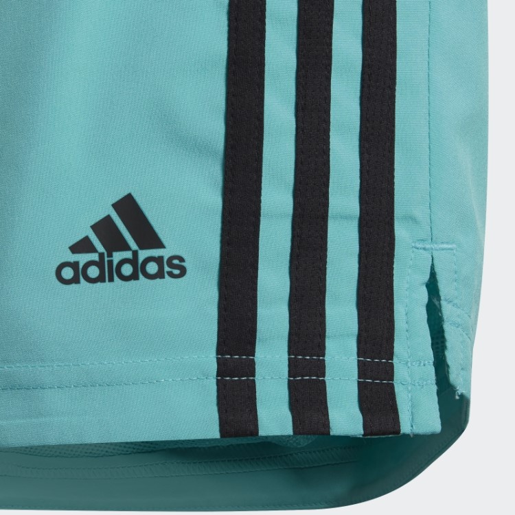 Mint Rush Adidas Projetado Para Mover Shorts De 3 Listras Fashion