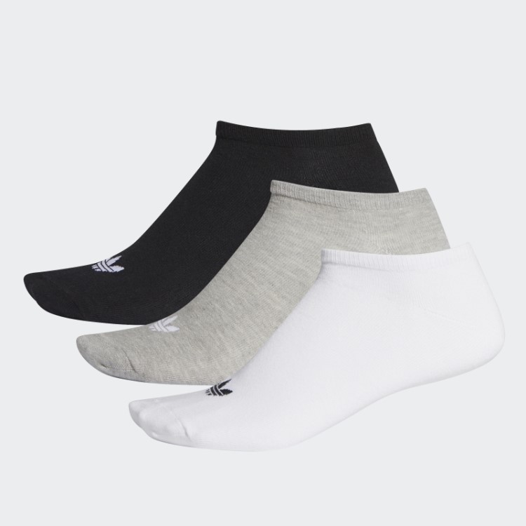 Meias Trefoil Liner - 3 Pares Branco Adidas