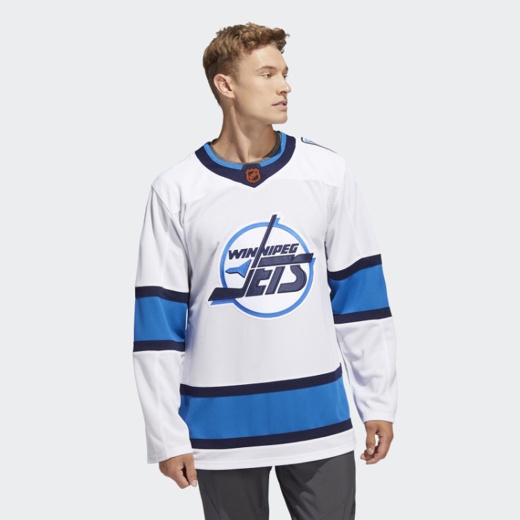 Camisa Retrô Autêntica Com Marca Retrô White Jets Adidas