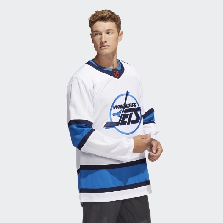 Camisa Retrô Autêntica Com Marca Retrô White Jets Adidas