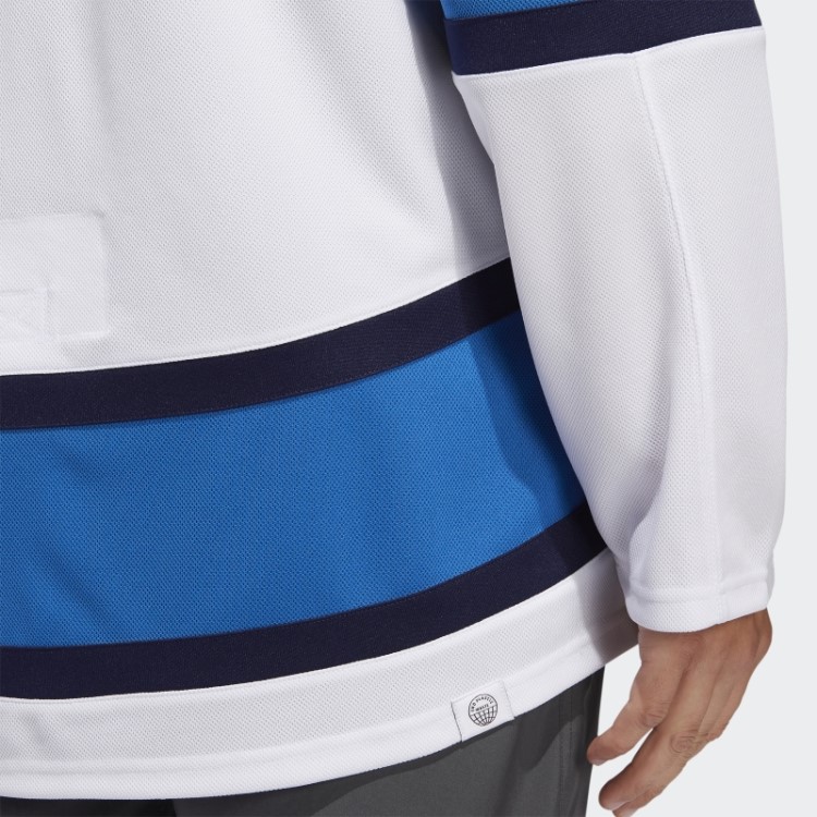 Camisa Retrô Autêntica Com Marca Retrô White Jets Adidas