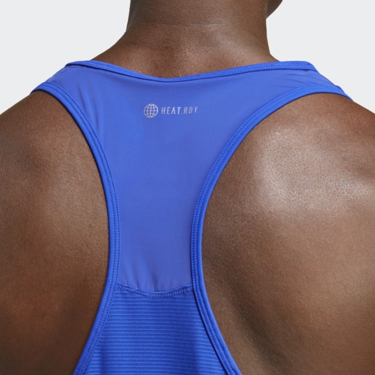 Regata De Treinamento Elevado Azul Adidas Heat.rdy Hiit
