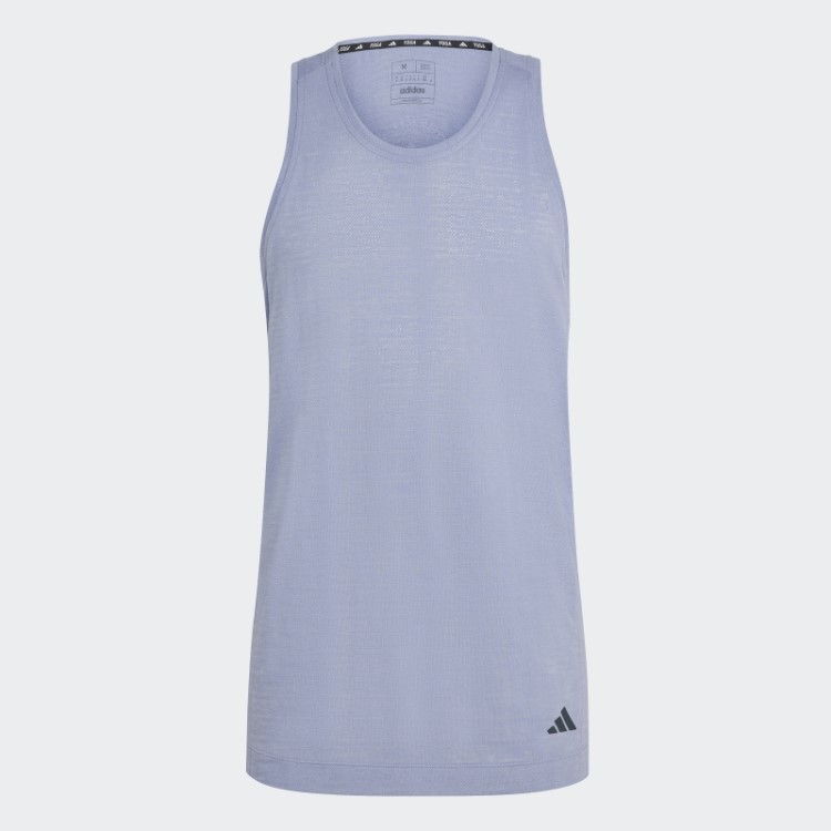 Regata Para Treino De Ioga Violeta Prateado Adidas