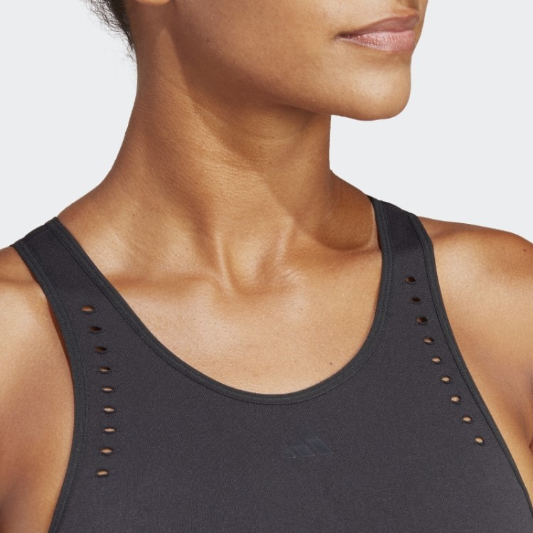 Sutiã Preto Aeroknit Com Suporte Leve Adidas