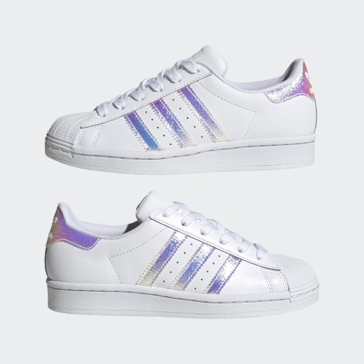 Adidas White Superstar Sapatos Moda