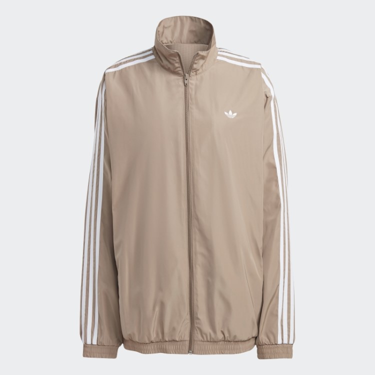 Top Oversized Adidas Marrom Calcário