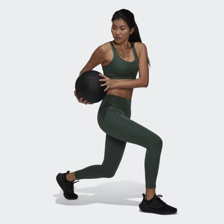 Legging Cintura Alta Green Oxide Yoga Essentials Adidas