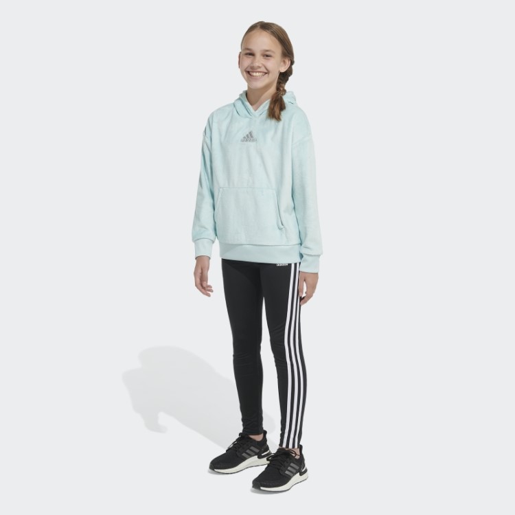 Moletom Com Capuz De Lã Aconchegante Adidas Ice Mint