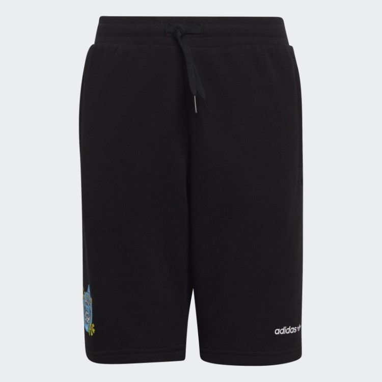 Bermuda De Praia Preta Estampada Adidas